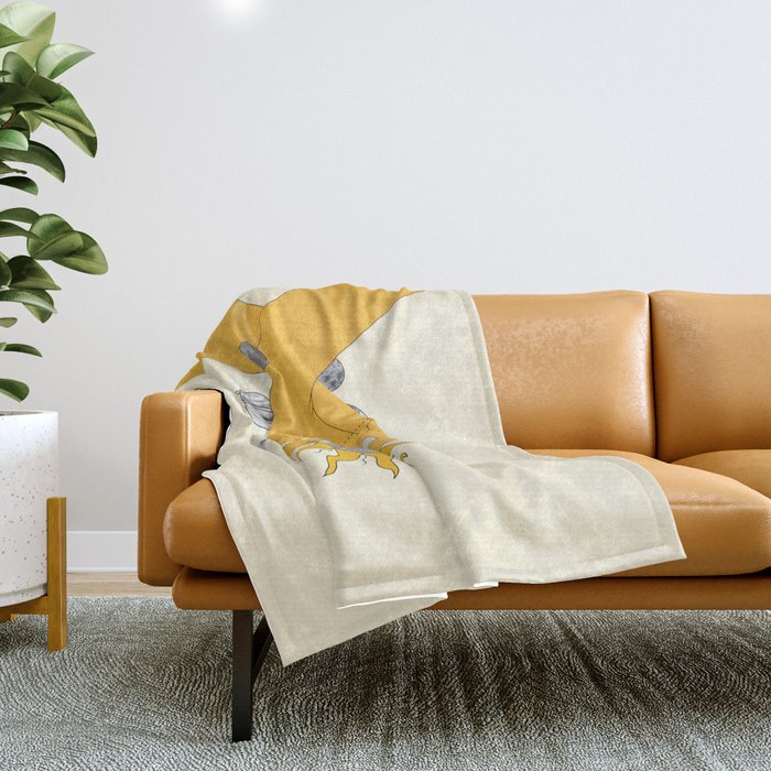 Everything Revolves Around Us Throw Blanket
