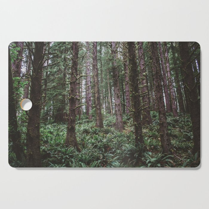 Forest Dark, Forest Deep Iii Cutting Board