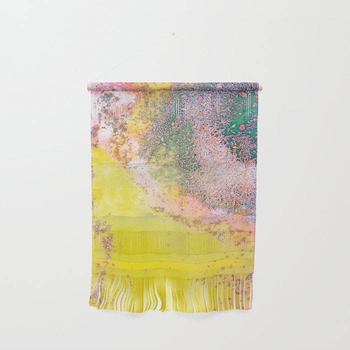 Random Bliss, Abstract Graphic Digital Art, Resin Art Painting Colorful Eclectic Bohemian Wall Hanging