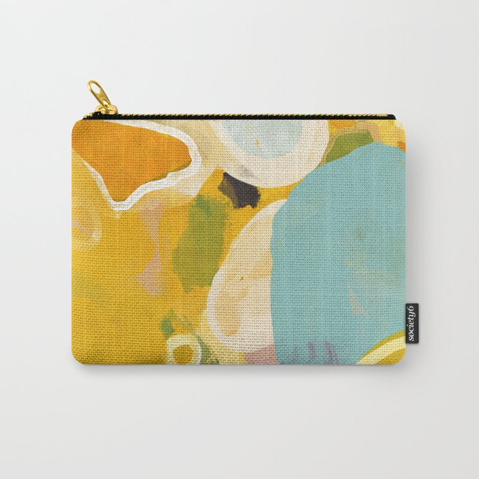 Sunshine Fall Garden Leaves Carry All Pouch