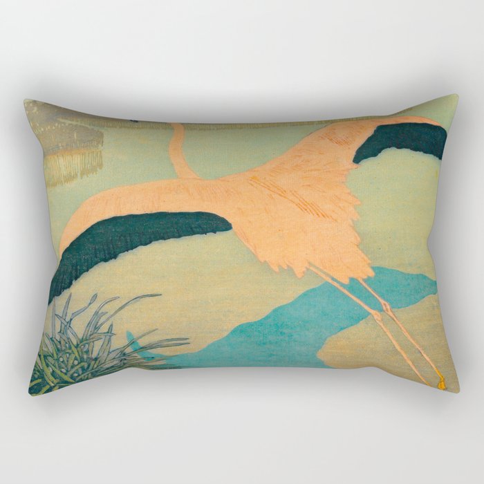 Carl Moser - Flamingo Pastel Colors Rectangular Pillow
