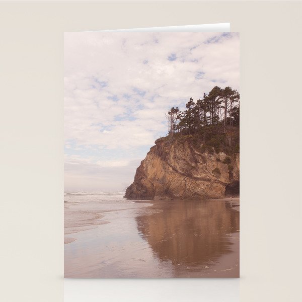 Oregon Coast - Hug Point Stationery Card