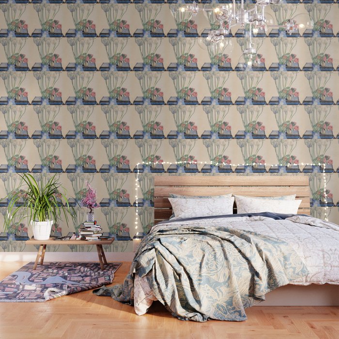 Charles Rennie Mackintosh "White Tulips" Wallpaper