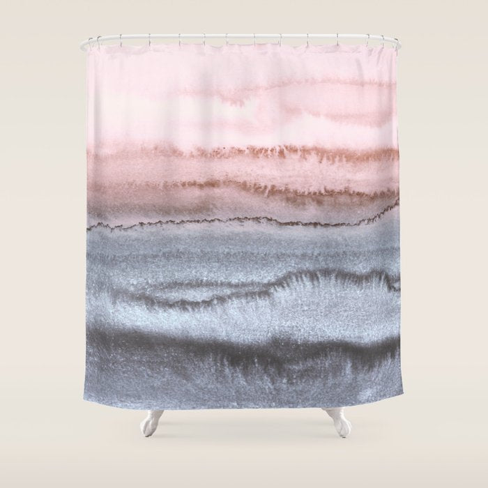 Within The Tides - Scandi Love Shower Curtain