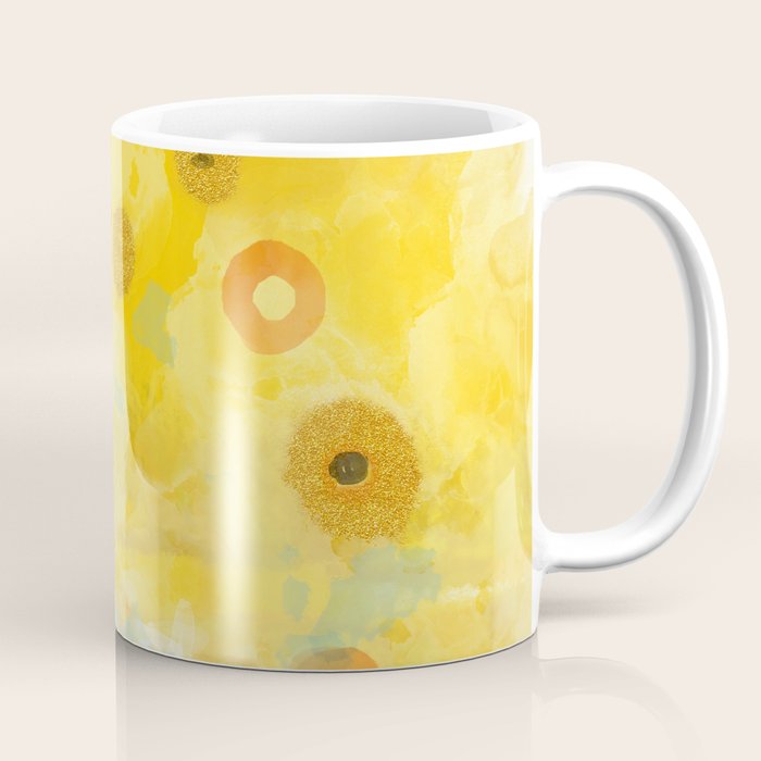 Abstract Autumn With Gold And Warm Light Coffee Mug