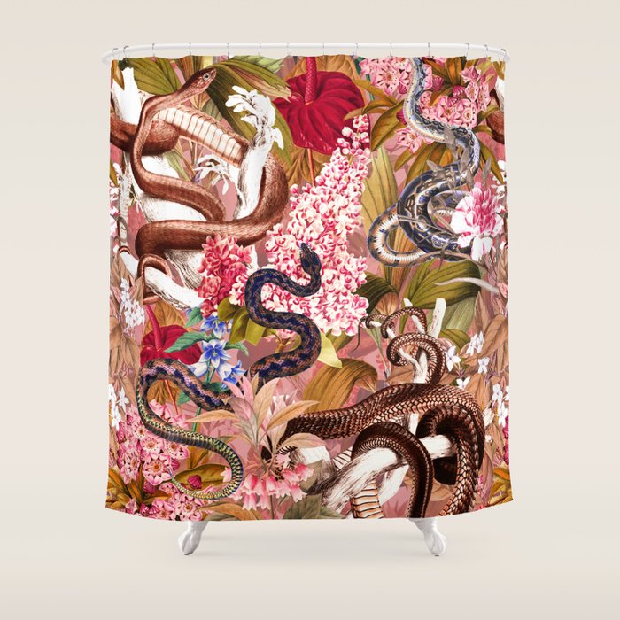 Dangers In The Forest Vii Shower Curtain