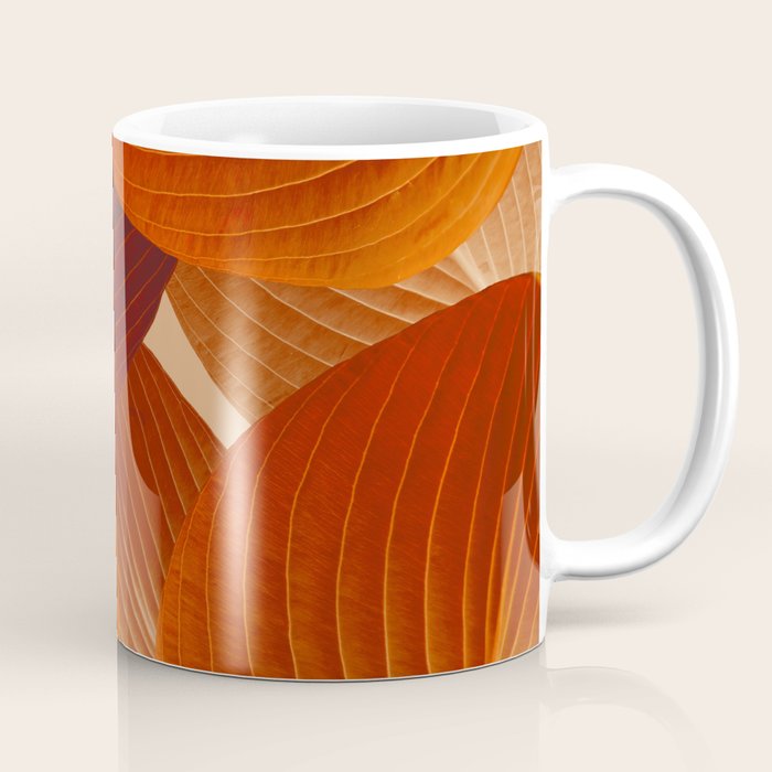 Leaves In Terracotta Color #Decor #Homestorie #Buyart Coffee Mug