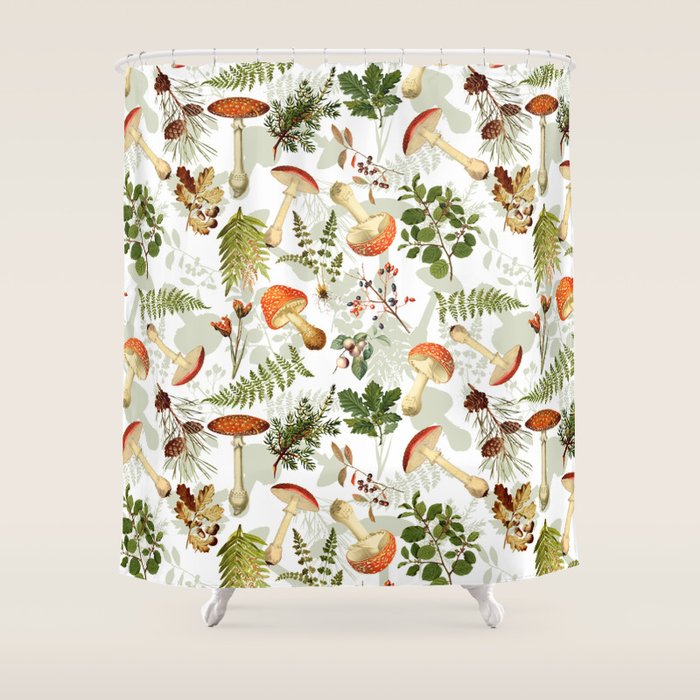 Vintage & Shabby Chic - Autumn Harvest Botanical Garden Shower Curtain