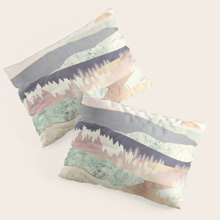 Golden Spring Reflection-Horizontal Muted Pillow Sham