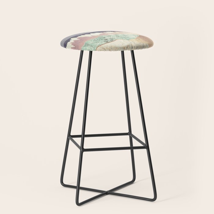 Golden Spring Reflection-Horizontal Muted Stool