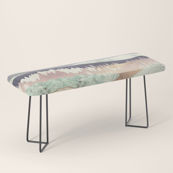 Golden Spring Reflection-Horizontal Muted Bench
