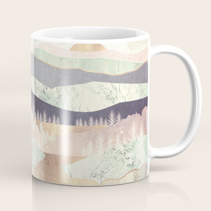 Golden Spring Reflection-Horizontal Muted Coffee Mug