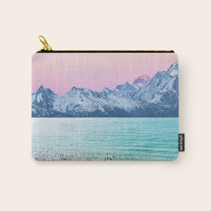The Island, Pastel Tropical Beach, Travel Nature Landscape, Surrealism Photography Summer Carry All Pouch