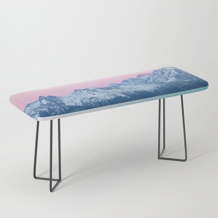 The Island, Pastel Tropical Beach, Travel Nature Landscape, Surrealism Photography Summer Bench