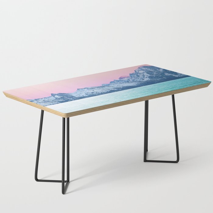 The Island, Pastel Tropical Beach, Travel Nature Landscape, Surrealism Photography Summer Coffee Table