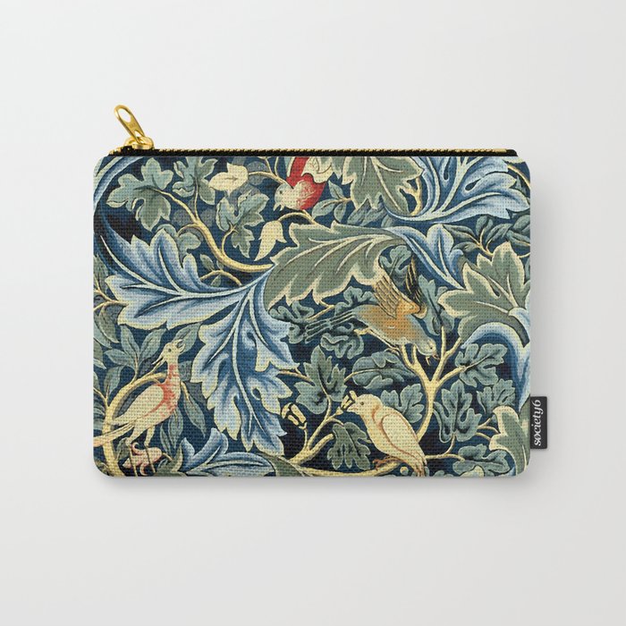 William Morris "Birds And Acanthus" Carry All Pouch