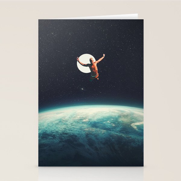 Returning To Earth With A Will To Change Stationery Card