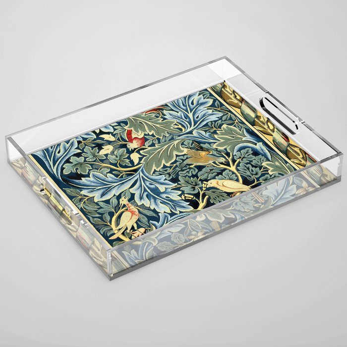 William Morris "Birds And Acanthus" Acrylic Tray