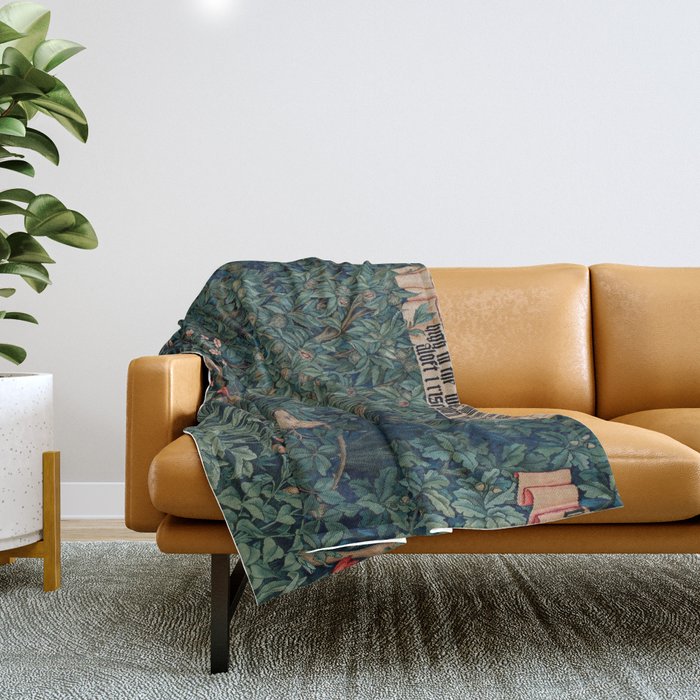 John Henry Dearle "Greenery" 1. Throw Blanket