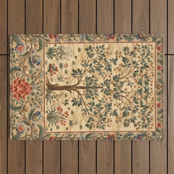 William Morris "Tree Of Life" 3. Outdoor Rug