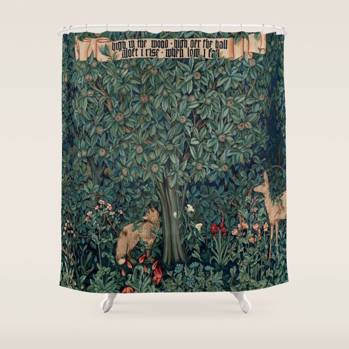 John Henry Dearle "Greenery" 1. Shower Curtain
