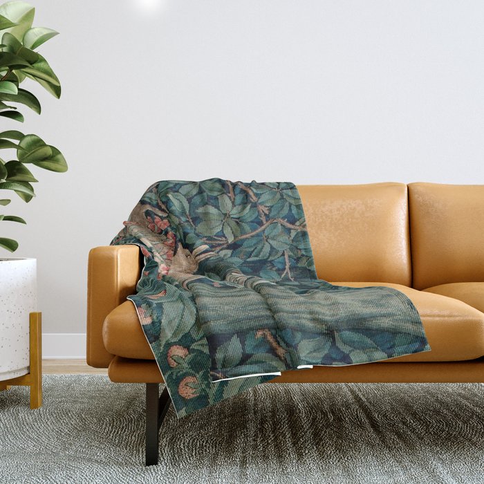 John Henry Dearle "Greenery" 4. Throw Blanket