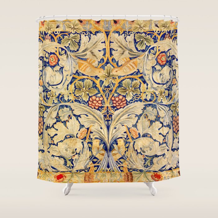 William Morris "Acanthus And Vine" 1. Shower Curtain