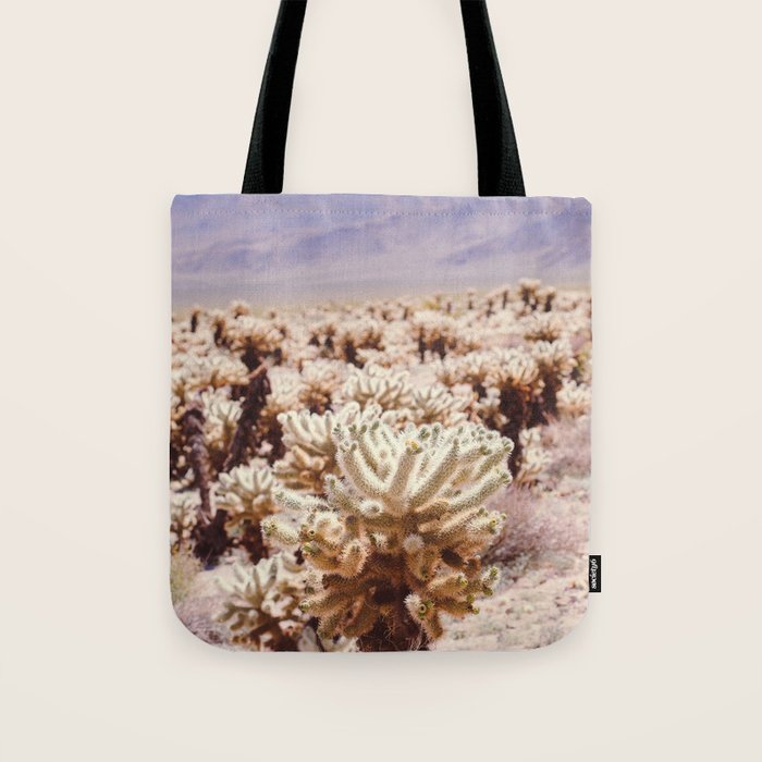 Chollo Cactus Garden - Joshua Tree Tote Bag