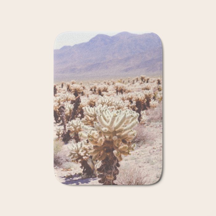 Chollo Cactus Garden - Joshua Tree Bath Mat