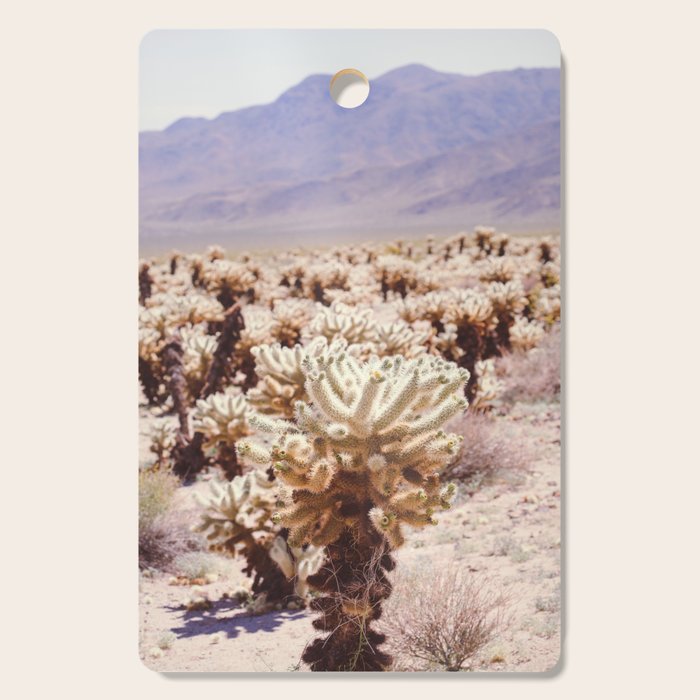Chollo Cactus Garden - Joshua Tree Cutting Board