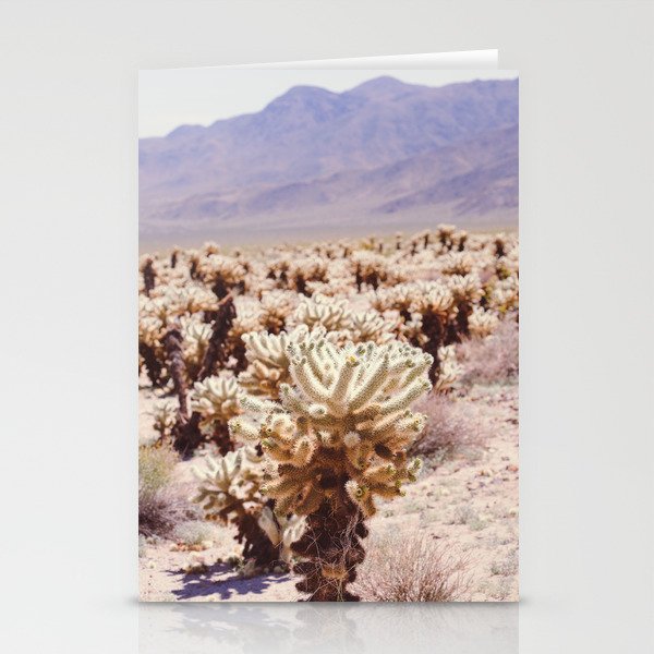 Chollo Cactus Garden - Joshua Tree Stationery Card