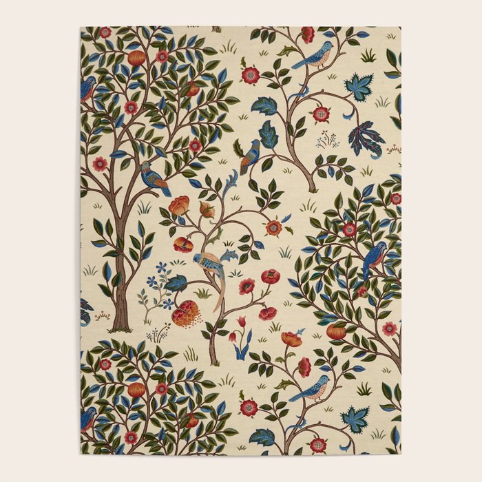 William Morris "Kelmscott Tree" 1. Poster
