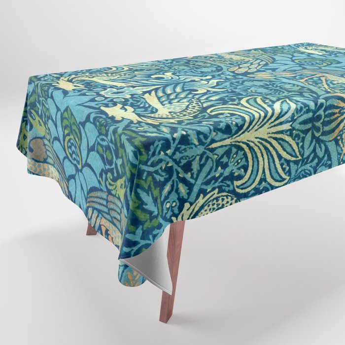 William Morris "Peacock And Dragon" Tablecloth