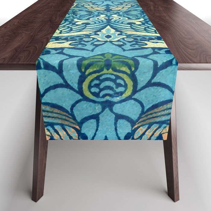 William Morris "Peacock And Dragon" Table Runner