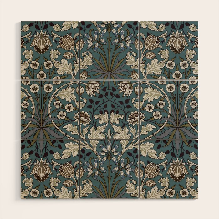 William Morris "Hyacinth" 3. Wood Wall Art