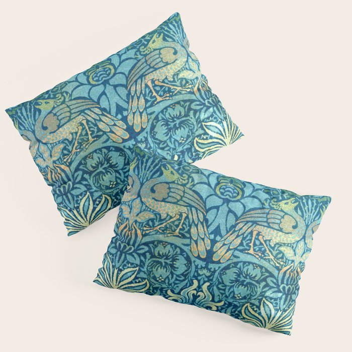William Morris "Peacock And Dragon" Pillow Sham