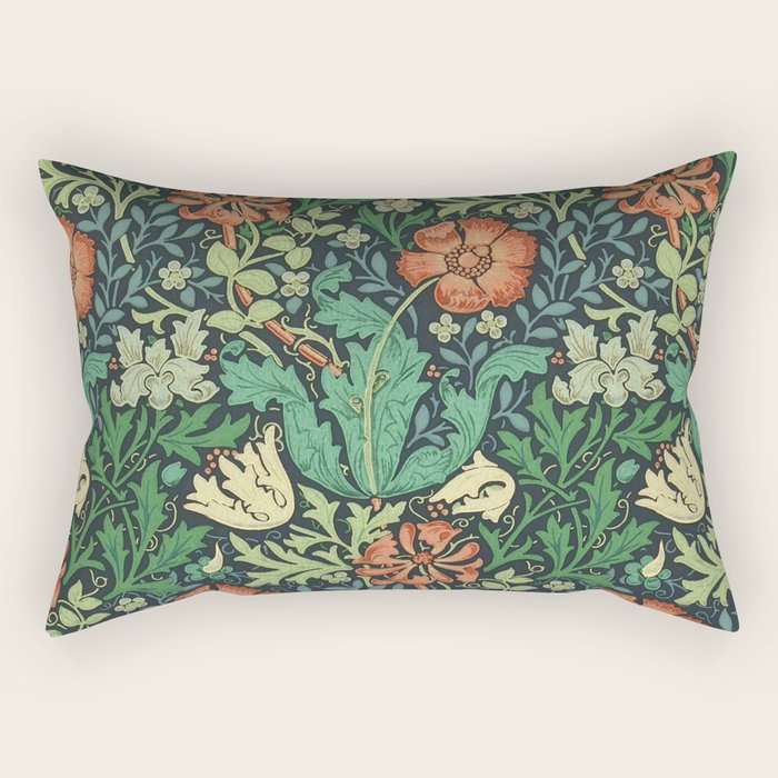 William Morris "Compton" Rectangular Pillow