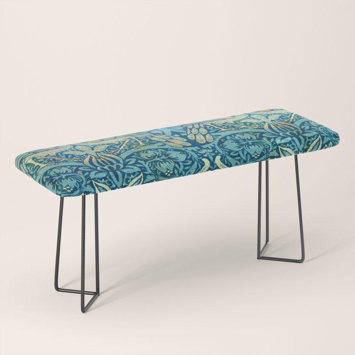 William Morris "Peacock And Dragon" Bench