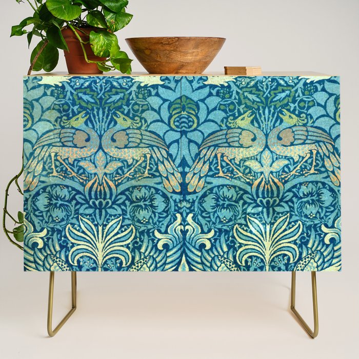 William Morris "Peacock And Dragon" Credenza