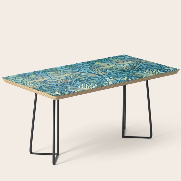 William Morris "Peacock And Dragon" Coffee Table
