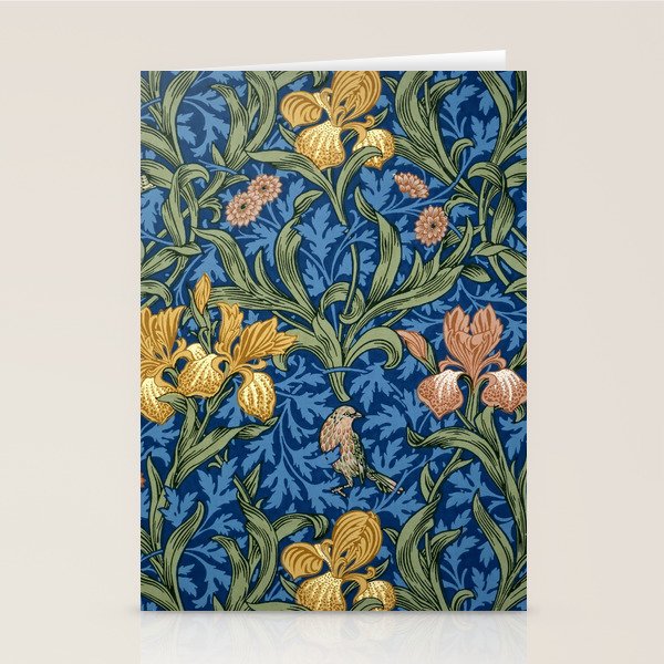 William Morris "Iris" 1. Stationery Card