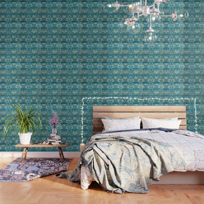 William Morris "Peacock And Dragon" Wallpaper
