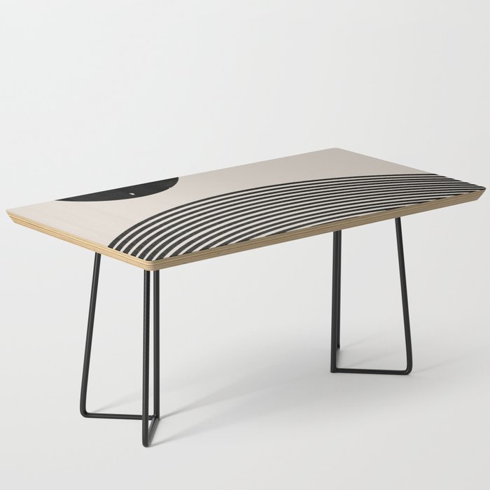 Woodblock Art, Mid Century Illustration Coffee Table