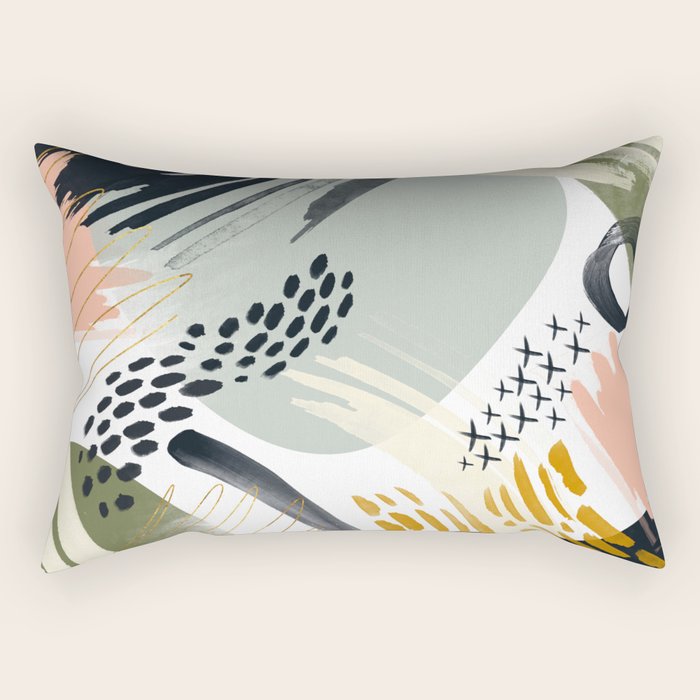 Abstract Autumn Season Rectangular Pillow