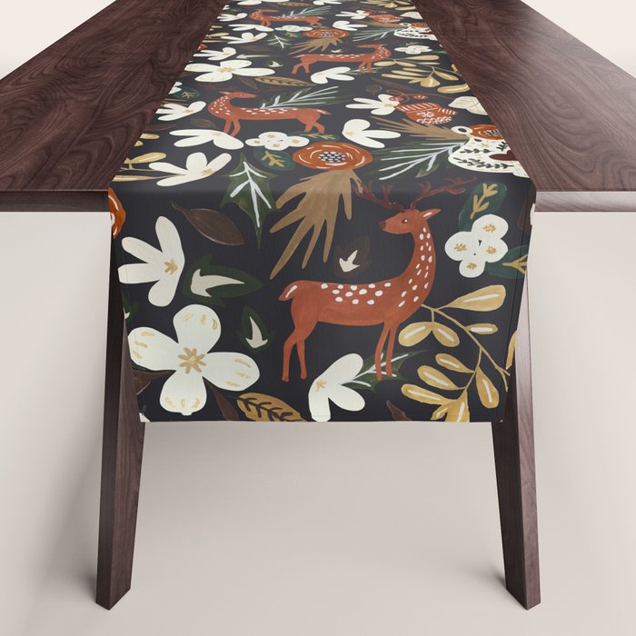 Christmas Holiday Night Iii Table Runner