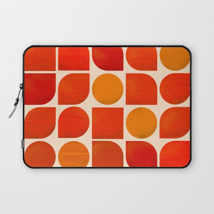 Fun Geometry - Mid-Century Abstract Laptop Sleeve