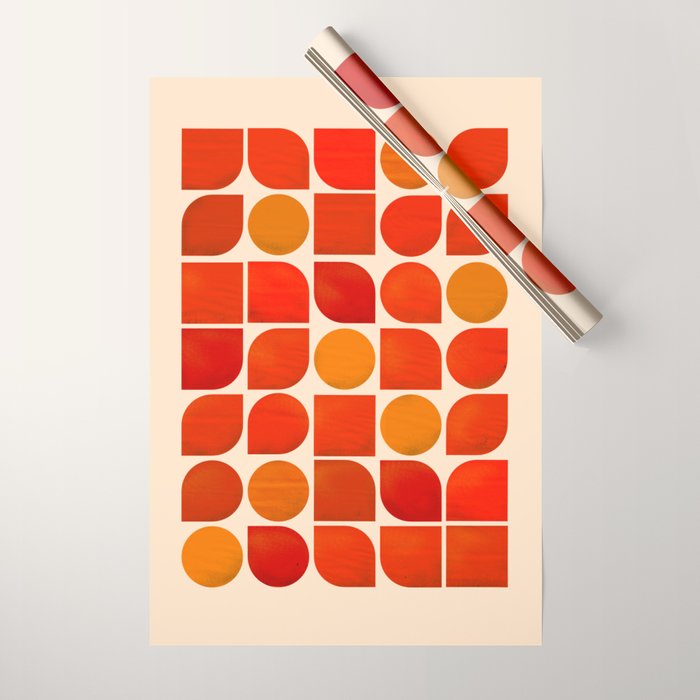 Fun Geometry - Mid-Century Abstract Wrapping Paper