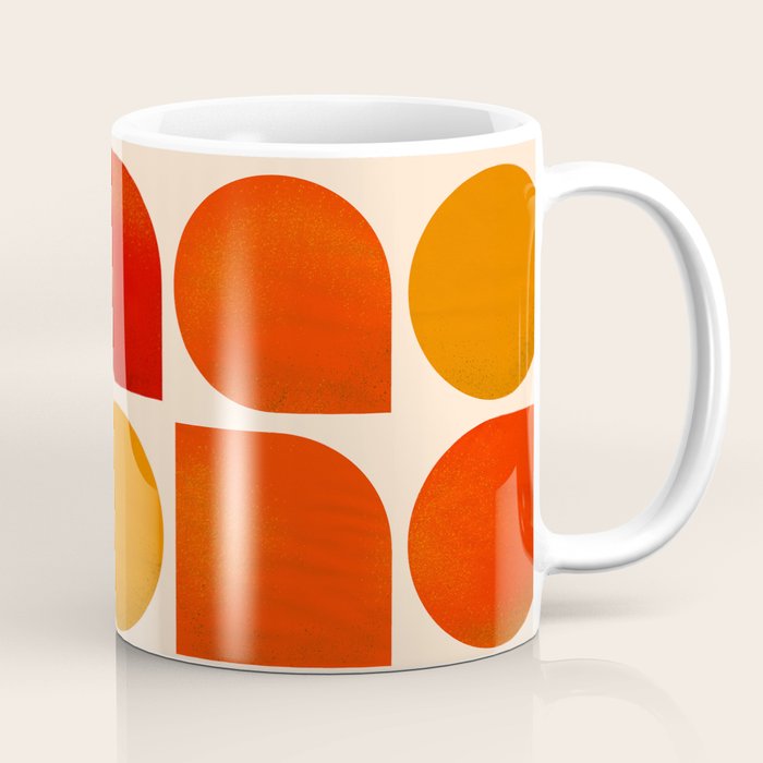 Fun Geometry - Mid-Century Abstract Coffee Mug