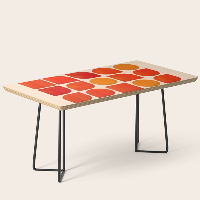 Fun Geometry - Mid-Century Abstract Coffee Table