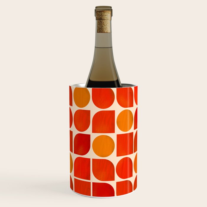 Fun Geometry - Mid-Century Abstract Wine Chiller